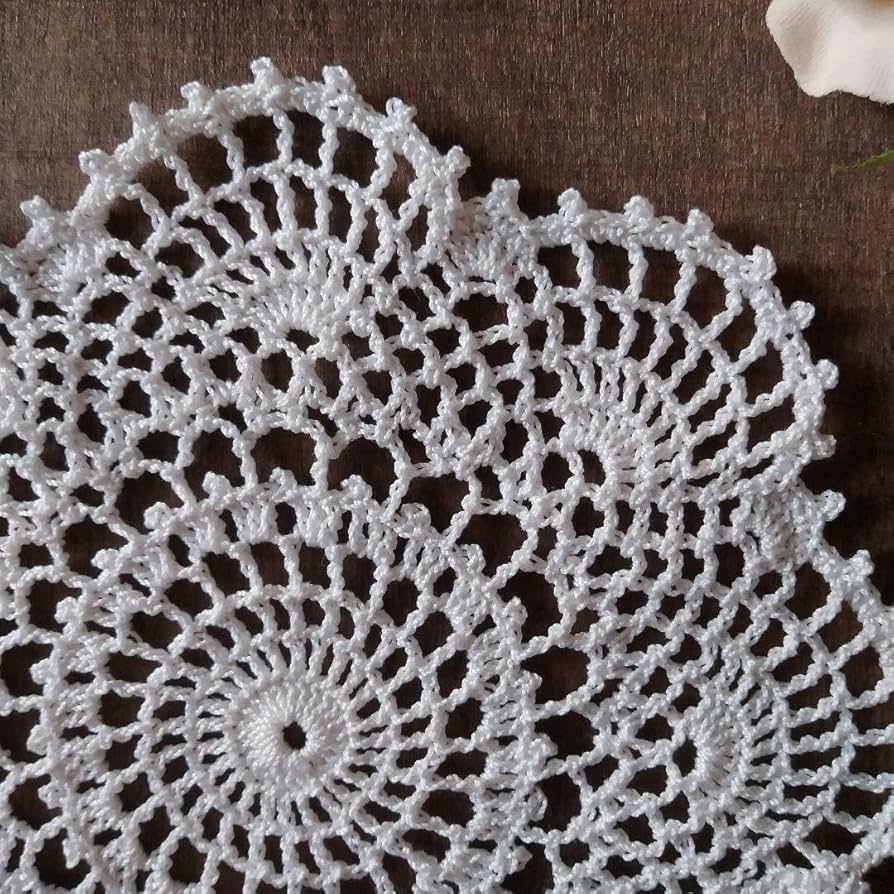 レース編みドイリー・お花のドイリー・ハンドメイド(625) HANA♡様専用 ハンドメイド レース編み お花のドイリー - メルカリ